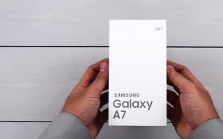 Обзор Samsung Galaxy A7 (2017) — закрепление успеха Первая настройка самсунг галакси а7